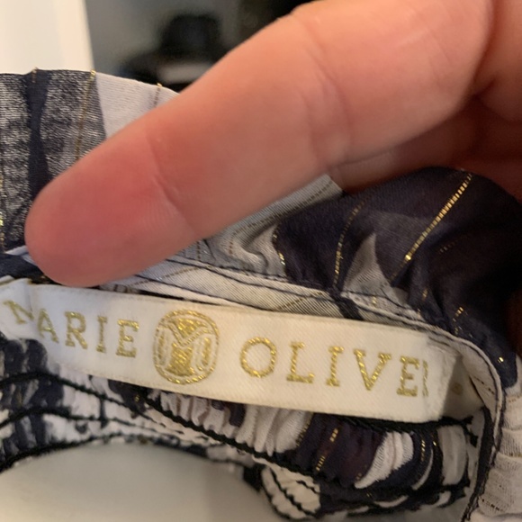 Marie Oliver flutter sleeve top w/ metallic. 248 retail.‎ Wornnonce - Picture 3 of 6